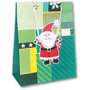 Sacola para presente natal pequena 14,5x19,5x8cm (s) - cristina (pct.c/12)