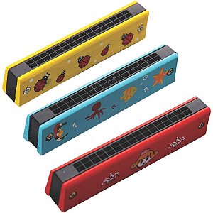 Instrumento musical gaita infantil 14cm (sortido) - toy mix (unidade)