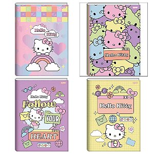 Caderno brochurao capa dura hello kitty 80fls. i.a - jandaia (pct.c/05)