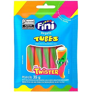 Doce tubes twister 35g - fini (dp.c/10)