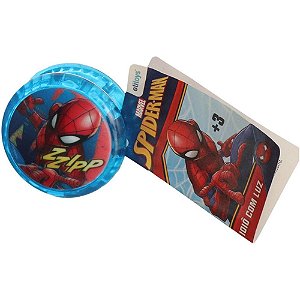 Brinquedo diverso ioio com luz spider-man - etitoys (dp.c/24)