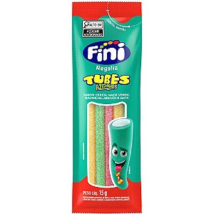 Doce tubes tres cores azedinho 15g. - fini (dp.c/12)