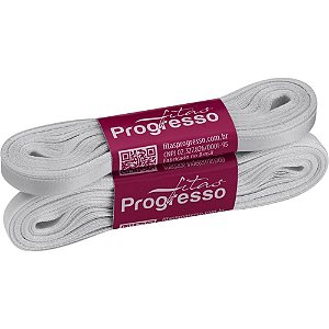 Fita de cetim 07mm 10m. cinza claro 2028 - fitas progresso (unidade)