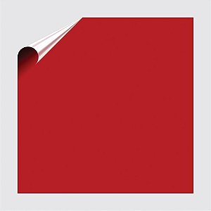 Toalha plastica 78x78cm perolizada vermelha - honey (pct.c/10)