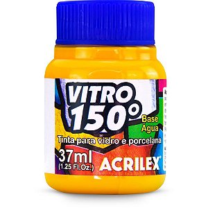 Tinta vitral vitro 150 37ml amarelo ouro - acrilex (cx.c/06)