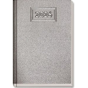 Agenda 2026 scrath cd 145x210 168fls prata - kit (unidade)