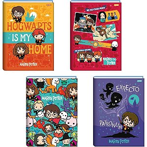 Caderno brochurao capa dura harry potter 96fls - jandaia (pct.c/05)