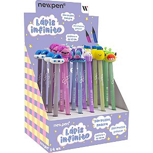 Lapis preto redondo infinito hb fann topper - newpen (dp.c/24)