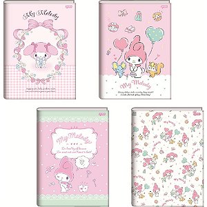 Caderno brochurao capa dura my melody 80fls. - jandaia (pct.c/05)