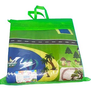 Tapete para bebe dupla face 1,20x1,80m - toy mix (unidade)