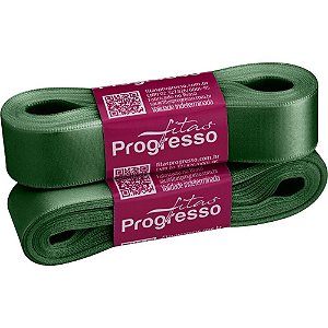Fita de cetim 22mm 10m. verde oliva 2059 - fitas progresso (unidade)