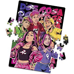 Quebra-cabeca cartonado dos rosa puzzle play 100 pecas - elka (unidade)