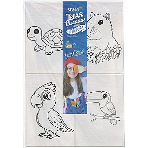 Brinquedo para colorir brasil- gabi calazans 15x22cm - stalo (bl.c/04)