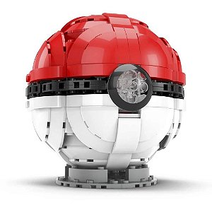 Mega construx pokemon pokebola jumbo c/luz - mattel (unidade)