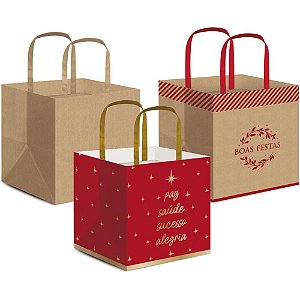 Embalagem para panetone 27,5x22x16cm (s) - cromus (pct.c/10)