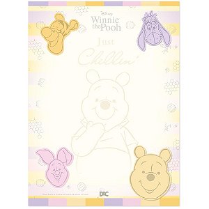 Papel de carta decorado pooh univ. 48f 90g - dac (unidade)