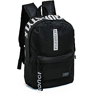 Mochila young fashion md preta - kit (unidade)