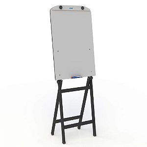 Cavalete para flip-chart mdf cor carvalho soft 1,67m - stalo (unidade)