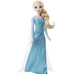Boneca disney frozen elsa saia cintilante - mattel (unidade)
