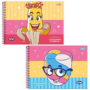 Caderno desenho univ capa dura fini plus 80fls. - foroni (pct.c/05)