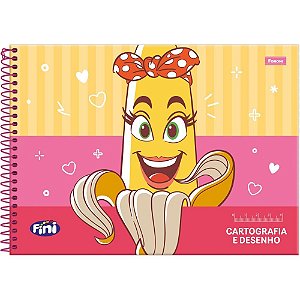 Caderno desenho univ capa dura fini plus 80fls. - foroni (pct.c/05)