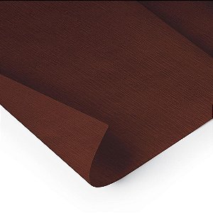 Papel crepom 48cmx2,00m. marrom - ridet (pct.c/10)