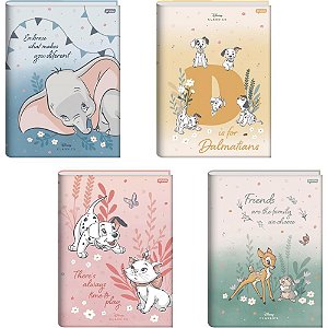 Caderno brochurao capa dura disney classicos 80fls - jandaia (pct.c/05)