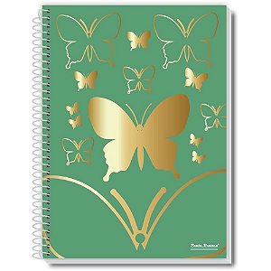 Caderno 10x1 capa dura fly 160fls. - pauta branca (pct.c/02)