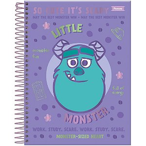 Bloco papel de carta monstros s. a. caderno cd.80f - foroni (pct.c/04)