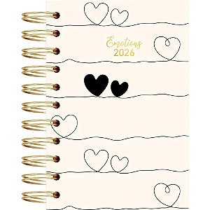 Agenda 2026 emotions esp cd 100x150 160fls - kit (unidade)