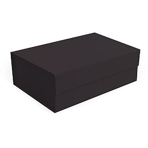 Caixa para presente com tampa rigida dobr.pr 33,5x24,5x10cm - cromus (unidade)