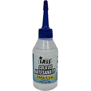Cola para artesanato iris p/eva 60ml. - iris (pct.c/06)