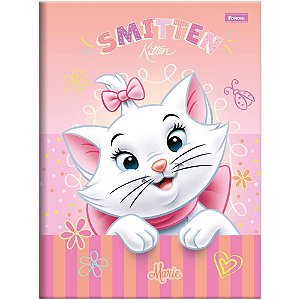 Caderno brochura 1/4 capa dura marie 80fls - foroni (pct.c/05)