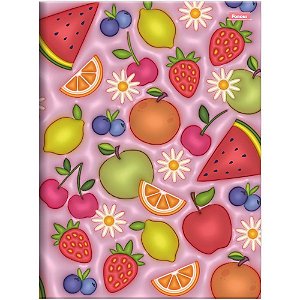 Caderno brochurao capa dura nicecream 80fls - foroni (pct.c/05)