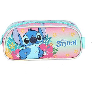 Estojo simples stitch rosa - luxcel (unidade)