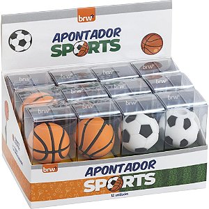 Apontador sem deposito sports plastico (s) - brw (dp.c/12)
