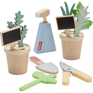 Fisher price wood jardim e ferramentas 12pcs - mattel (unidade)