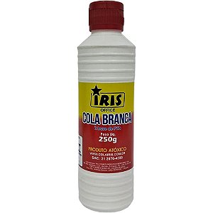 Cola escolar iris branca 250g. - iris (cx.c/24)