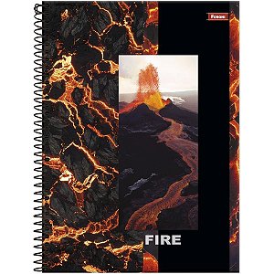 Caderno 10x1 capa dura 4 elemetos mais 200fls - foroni (pct.c/04)