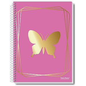 Caderno 15x1 capa dura fly 240fls. - pauta branca (pct.c/02)