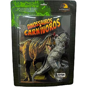 Livro brinquedo ilustrado dinossauro carnivoros - pae editora (unidade)
