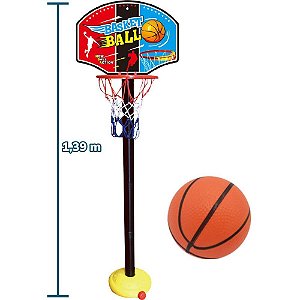 Tabela de basquete kit basquete 1,39m - homeplay (unidade)