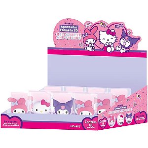 Apontador sem deposito hello kitty 3d 3 modelos - leonora (dp.c/16)