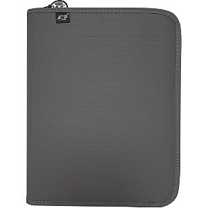 Fichario com ziper sweet cinza c/estojo+div 96fls - acp (unidade)