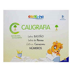 Livro caligrafia escolinha sistema uv 48p 27x20 - todolivro (unidade)