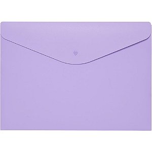 Pasta envelope a4 lilas pastel - polibras (pct.c/05)
