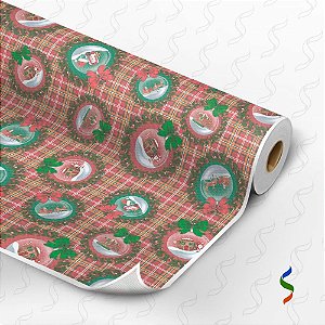 Tnt estampado 1,40m 40g natal guirlanda - supper (rl-25mts)