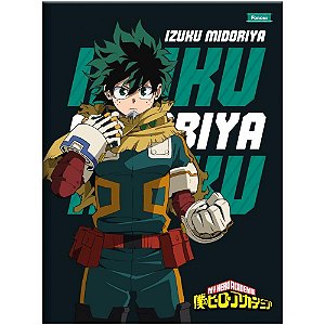 Caderno brochurao capa dura my hero academia 80fls - foroni (pct.c/05)