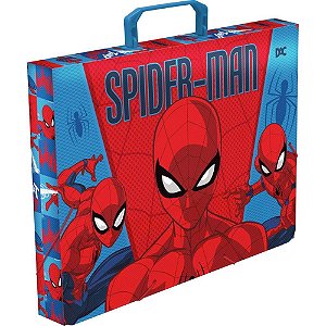 Maleta plastica com alca decor homem aranha 40mm - dac (unidade)