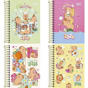 Agenda 2026 capyclub cd esp 160f 110x154mm - tilibra (pct.c/04)